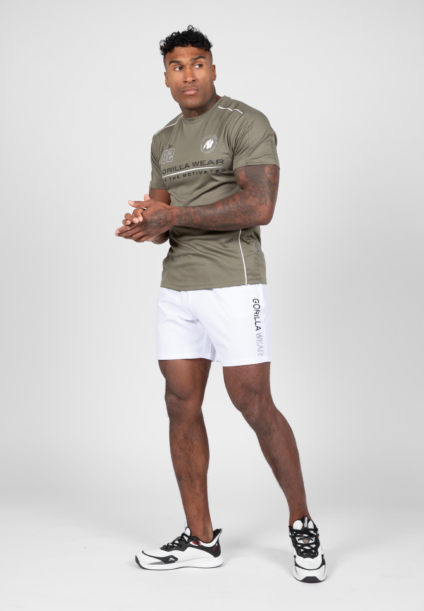 Gorilla Wear Clarkson Shorts - Korte Broek - Wit