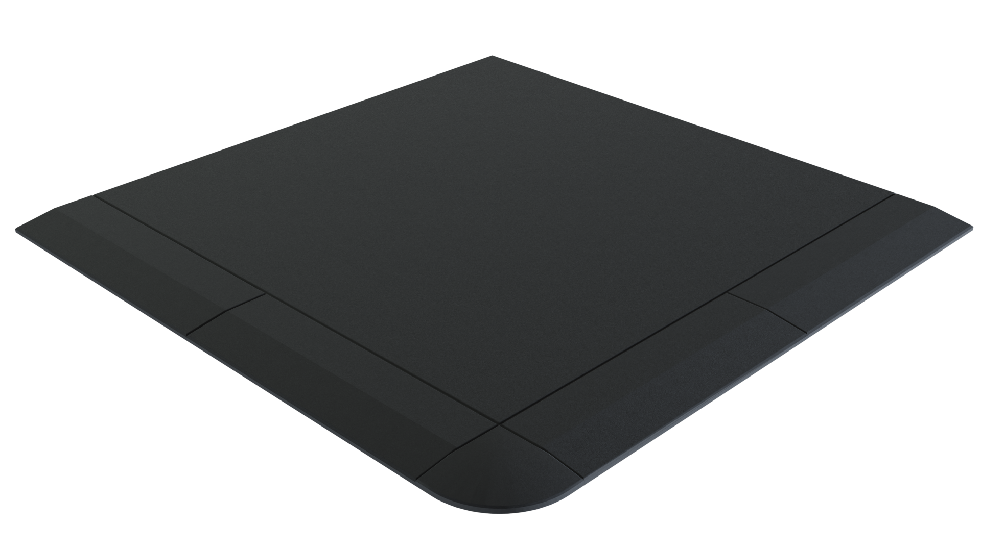 Flow Fitness Rubberen Tegel - 100 x 100 cm - Inclusief Connector