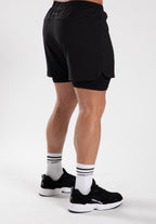 Gorilla Wear Cortez 2-in-1 Shorts - Zwart