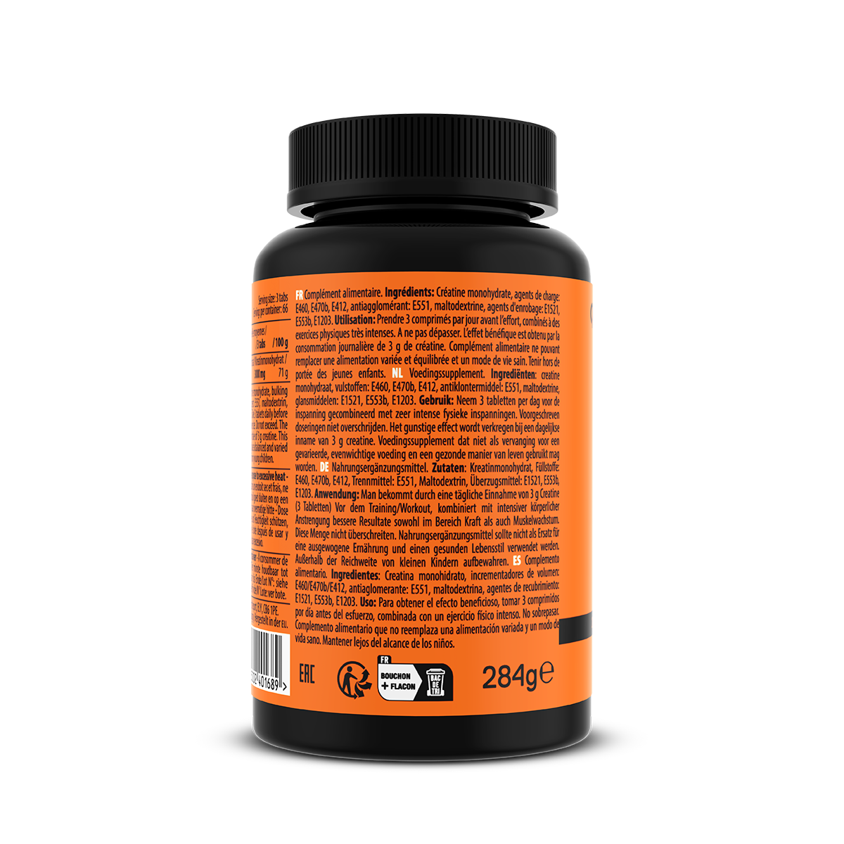 QNT Creatine Monohydrate - 200 Tabletten