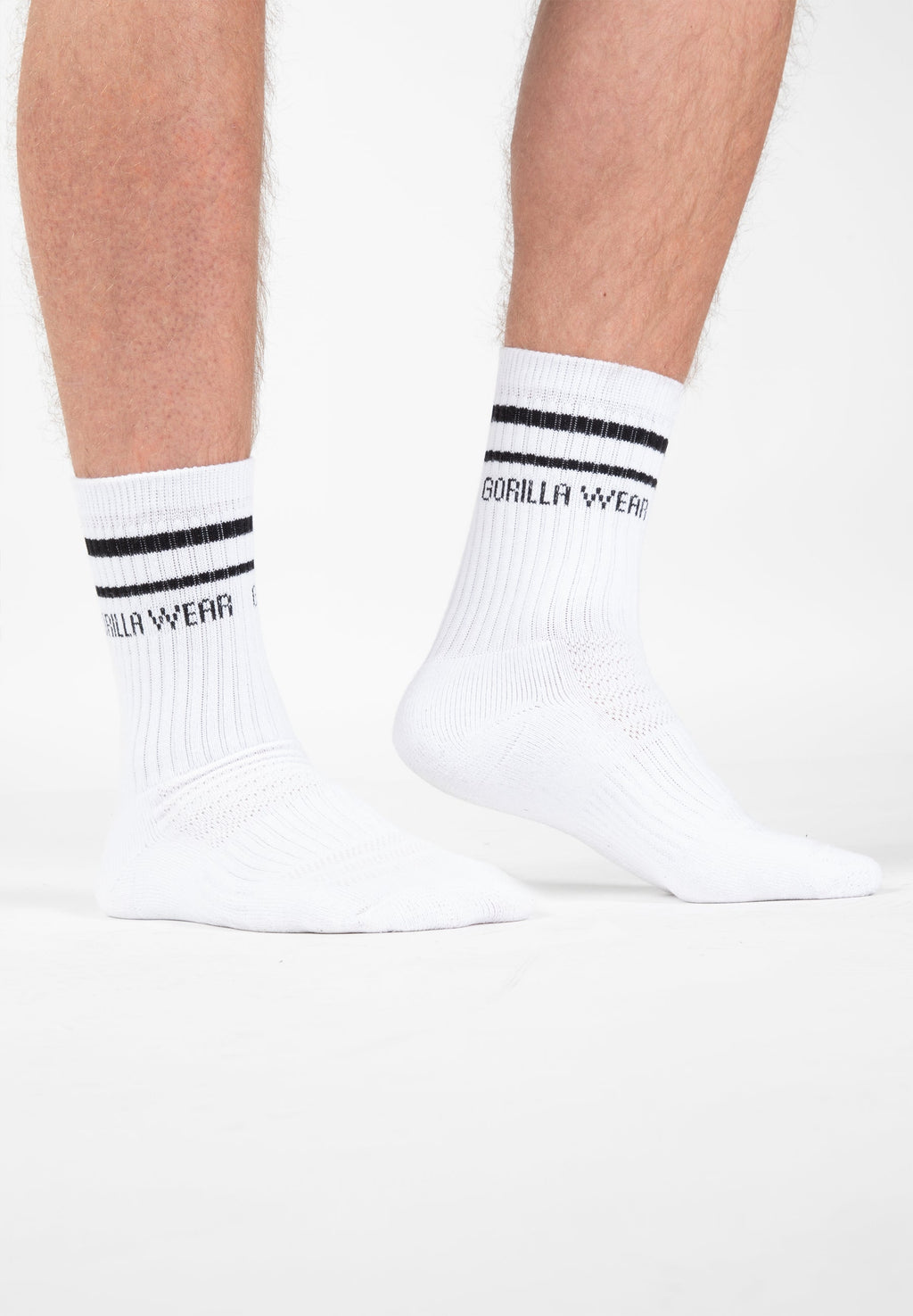 Gorilla Wear Crew Sokken 2-Pack - Wit