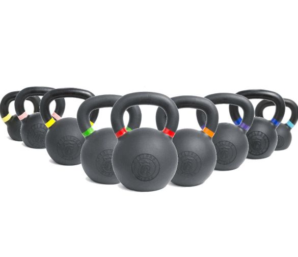 Lifemaxx Crossmaxx Kettlebell - Gietijzer met Poedercoating - 20 kg