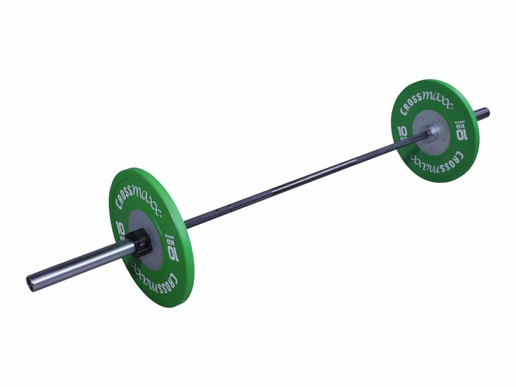 Lifemaxx Crossmaxx Olympische Halterstang - 220 cm (50 mm) - Zwart