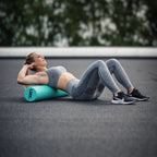 Lifemaxx LMX EVA Foam Roller - Blauw - 90 cm