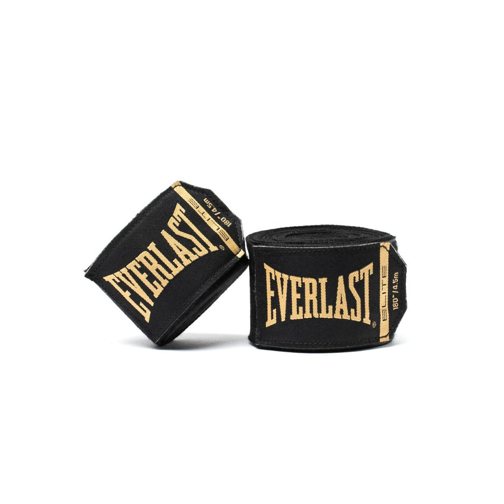 Everlast Elite Hand Wraps - Zwart - 457 cm