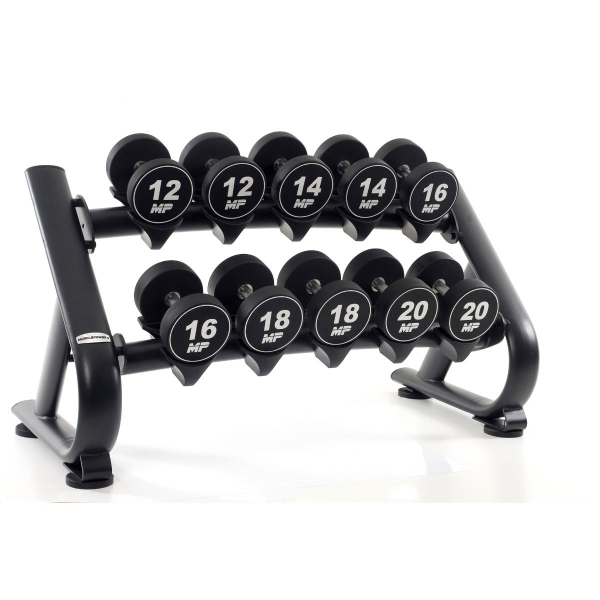 Muscle Power Dumbbellrek voor 5 Sets Deluxe