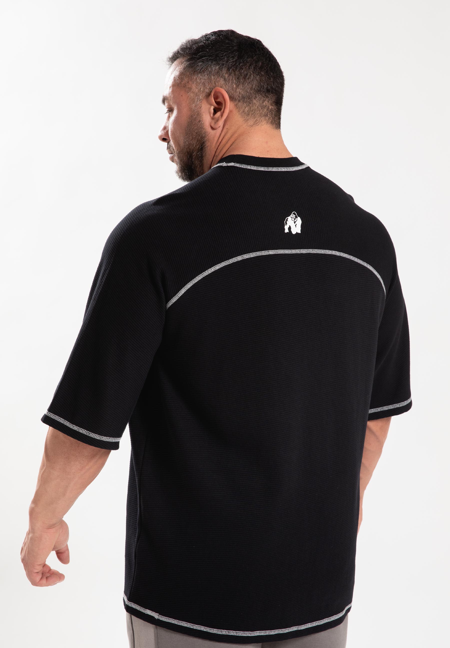 Gorilla Wear Finley Oversized T-shirt - Zwart/Grijs