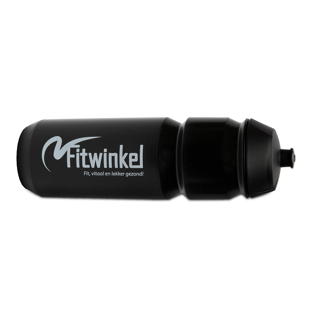 Fitwinkel Bidon - 750 ml - Zwart