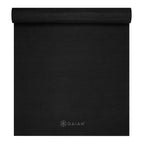 Gaiam Yoga Mat - Zwart - 4 mm