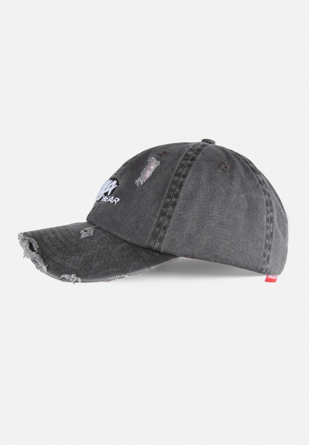 Gorilla Wear Galway Distressed Cap - Pet - Washed Grijs