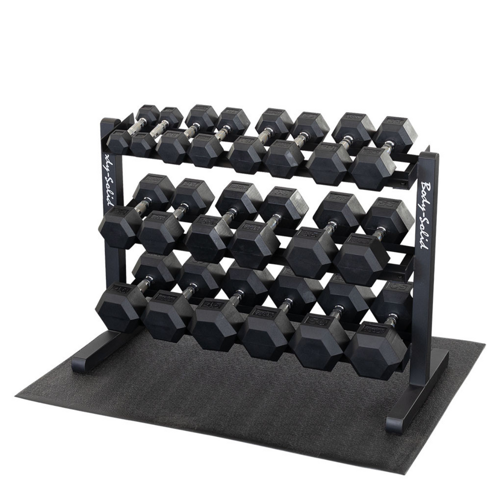 Body-Solid GDR363B 3-Laags Dumbbell Opbergrek