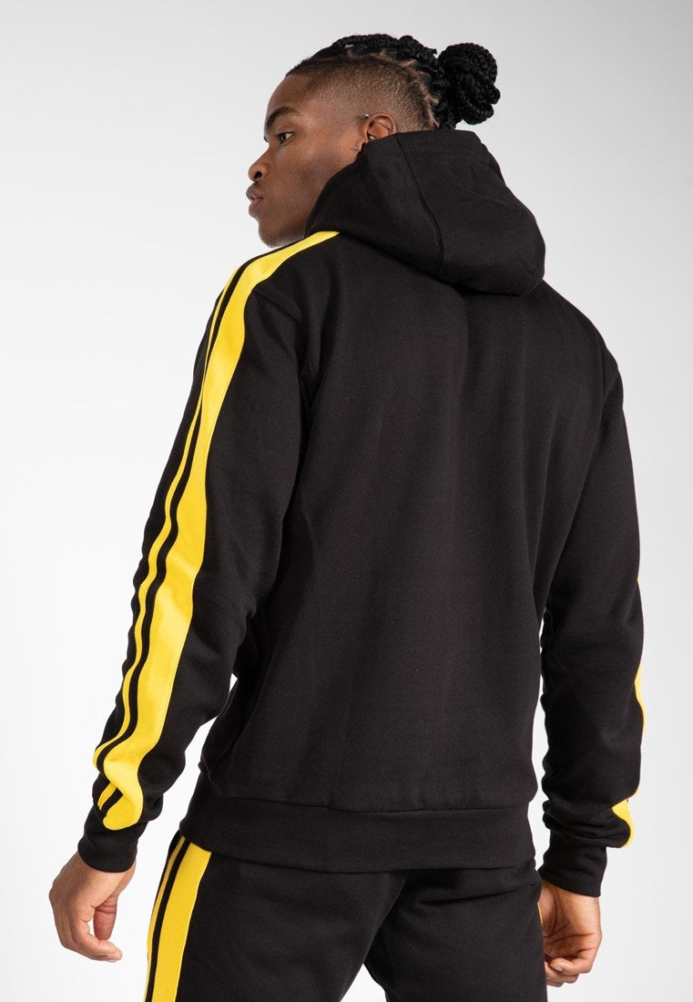 Gorilla Wear Banks Oversized Hoodie - Zwart/Geel