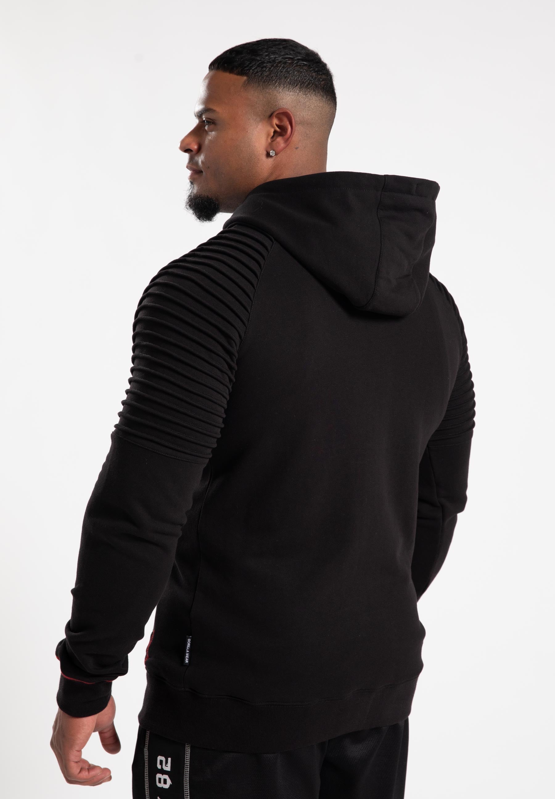 Gorilla Wear Georgia Vest met Capuchon - Zwart