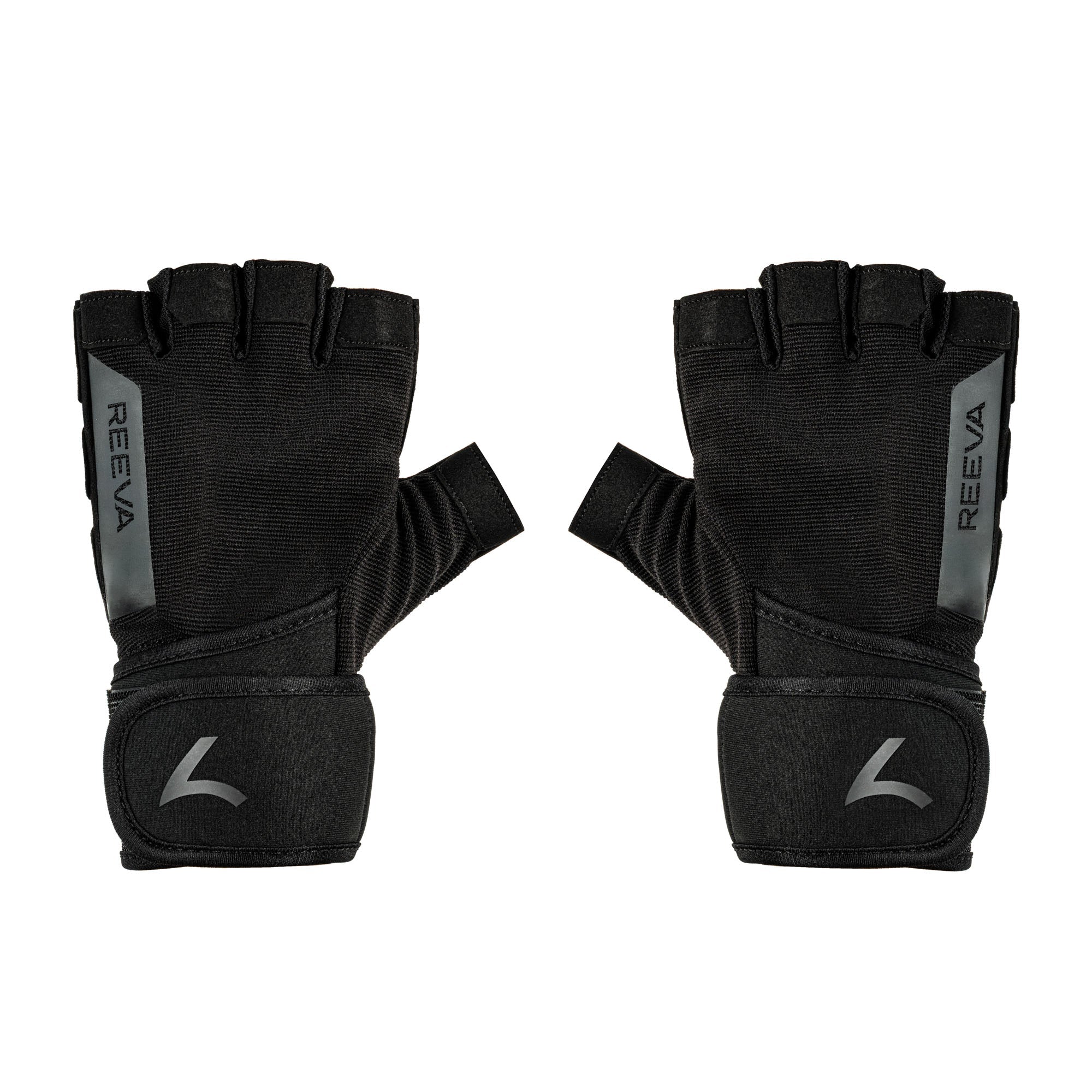 Reeva Fitness Handschoenen met Wrist Wrap - Zwart