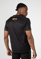 Gorilla Wear Fremont T-shirt - Zwart/Goud