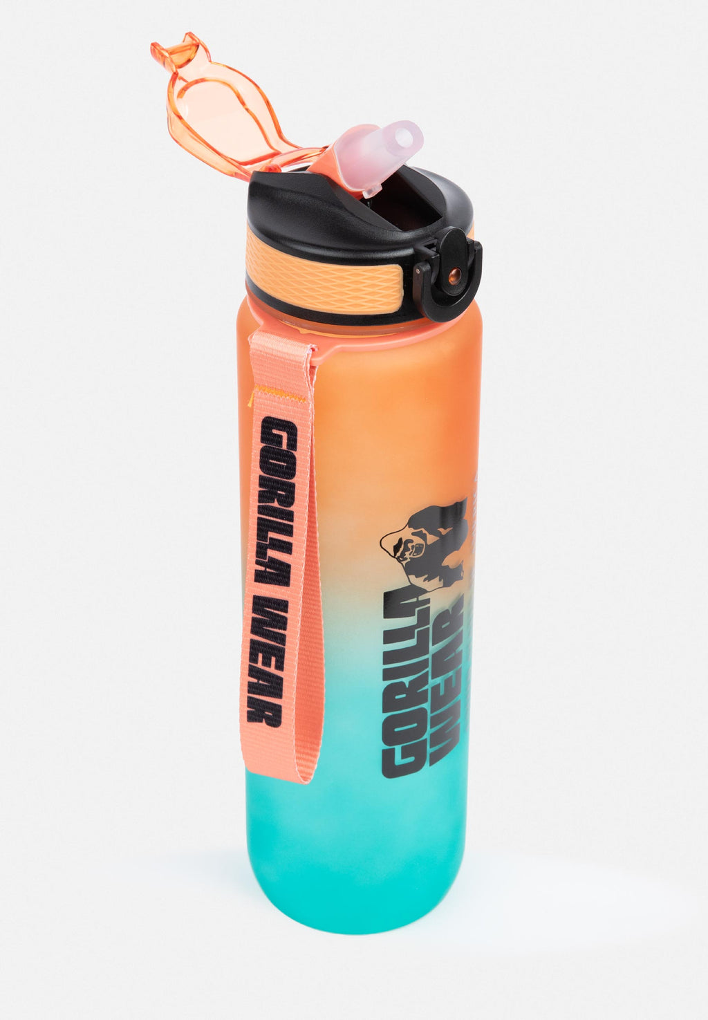 Gorilla Wear Gradient Waterfles - 1000 ml - Groen/Oranje