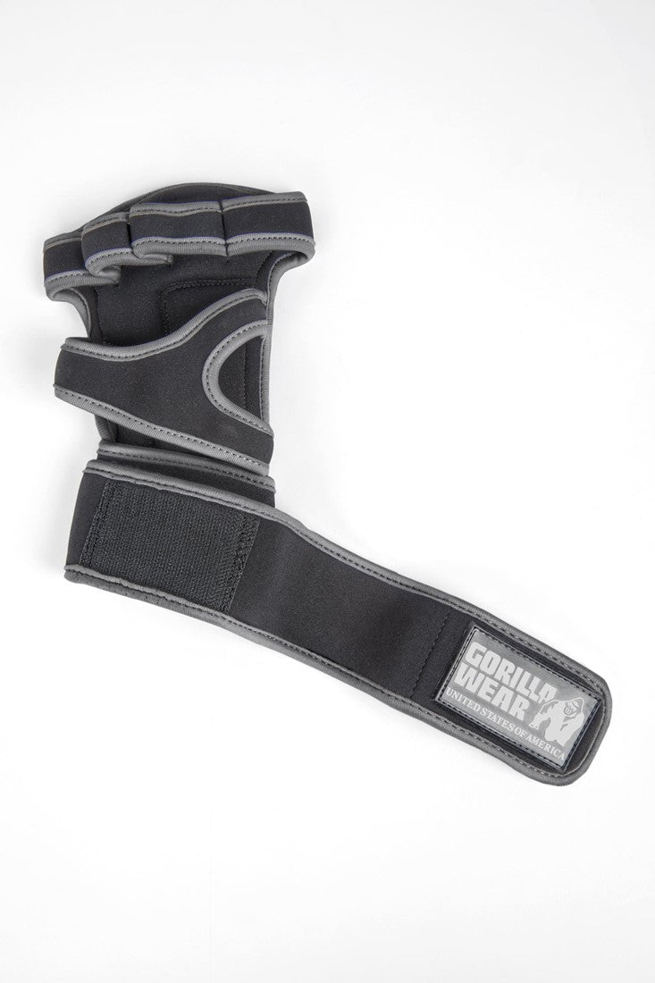Gorilla Wear Yuma Krachtsport Handschoenen - Zwart/Grijs