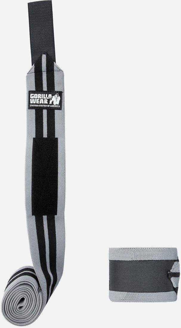 Gorilla Wear Knee Wraps - Grijs/Zwart