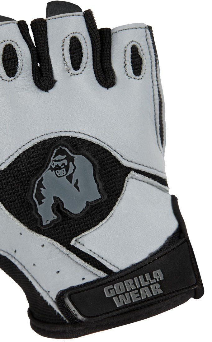 Gorilla Wear Mitchell Training Gloves - Fitness Handschoenen - Zwart/Grijs