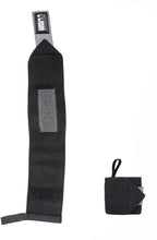 Gorilla Wear Basic Wrist Wraps - Zwart/Grijs