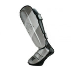 Super Pro Combat Gear Rebel Scheenbeschermers - Grijs/Wit