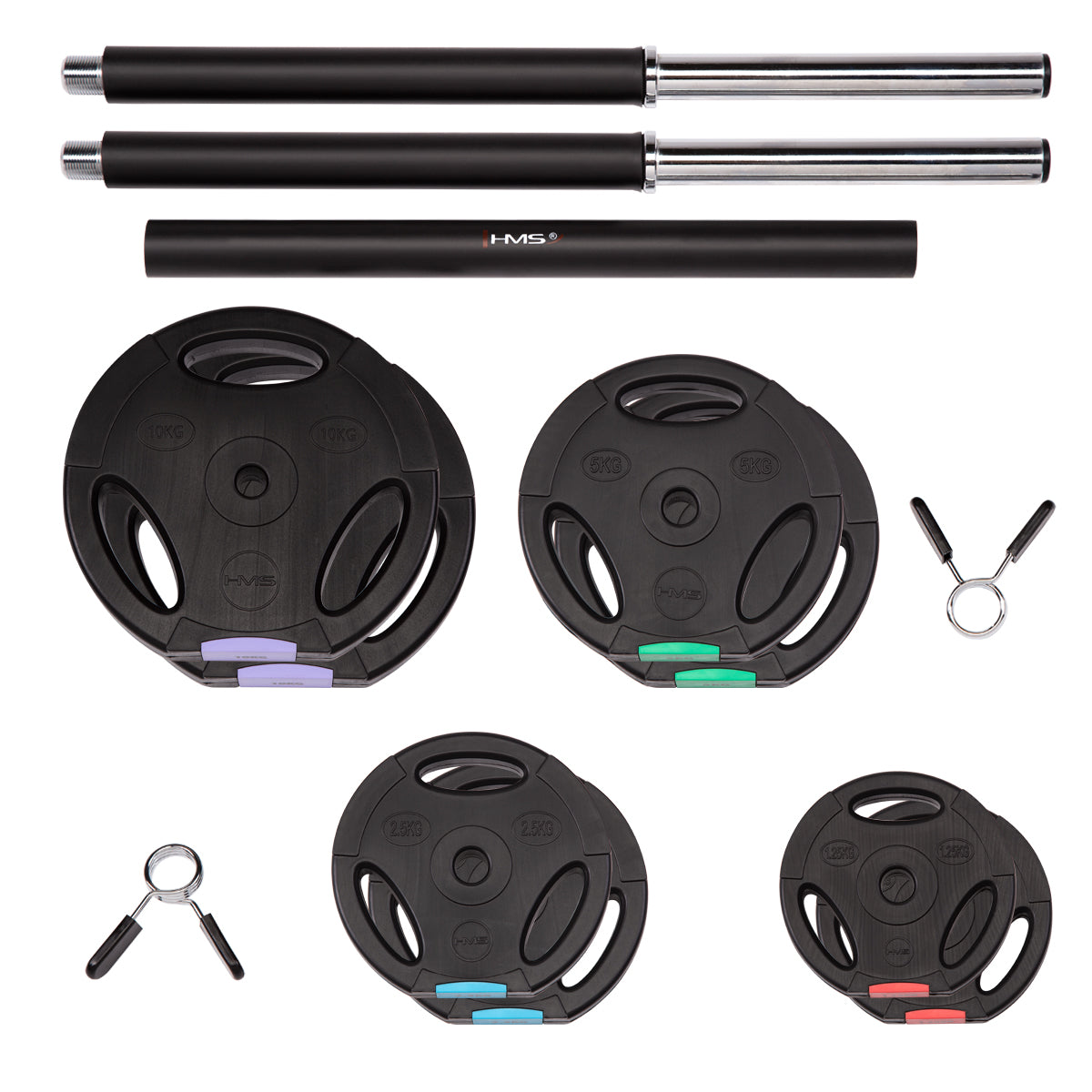 HMS Verstelbare Halter Set - Composiet - 42 kg