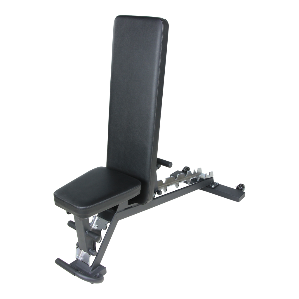 Lifemaxx Crossmaxx Adjustable Bench V2 - Verstelbare Trainingsbank - Zwart