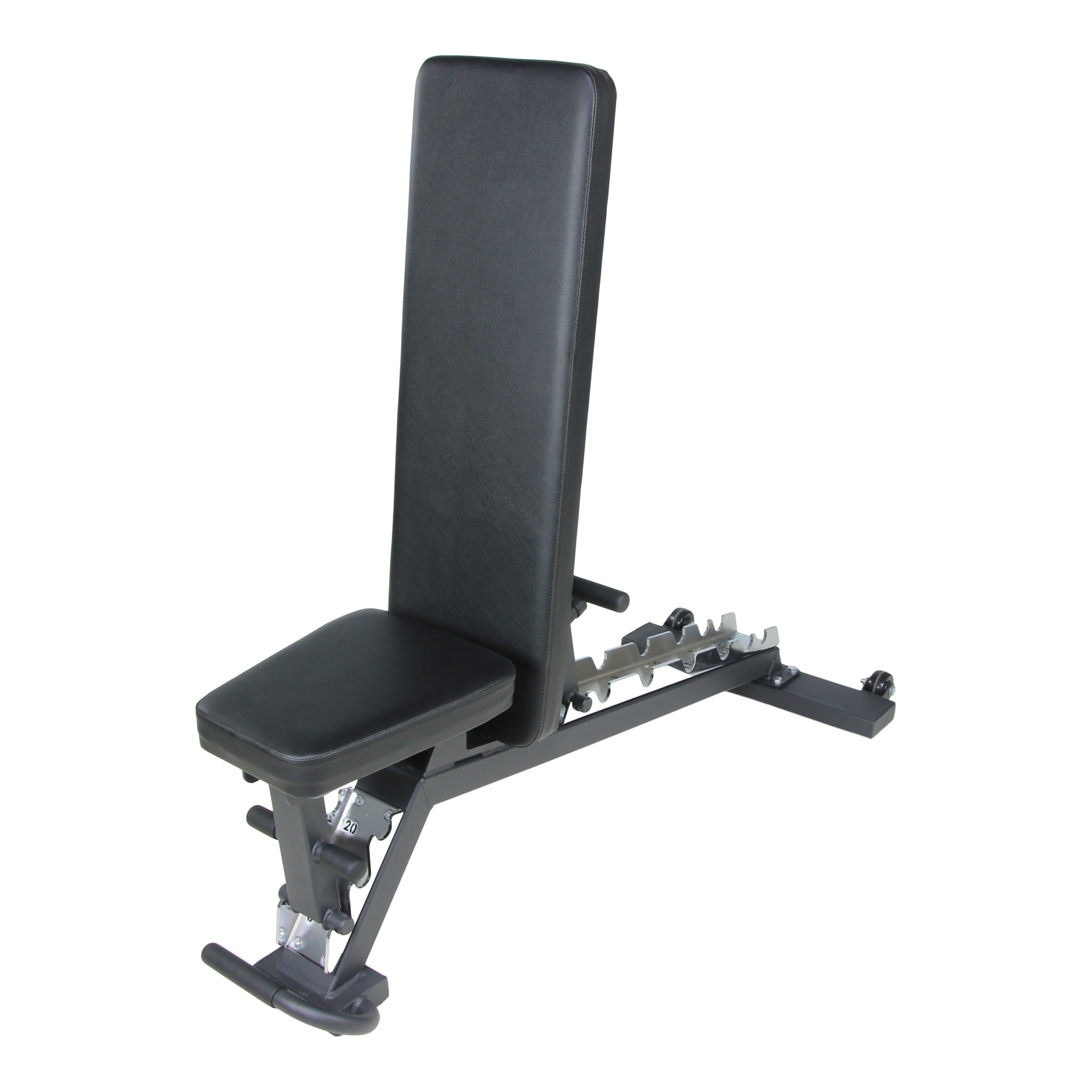 Lifemaxx Crossmaxx Adjustable Bench V2 - Verstelbare Trainingsbank - Zwart