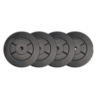 Iron Gym Halterschijven Set - 4 x 5 kg - 25 mm - Zwart