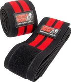 Gorilla Wear Knee Wraps - Zwart/Rood