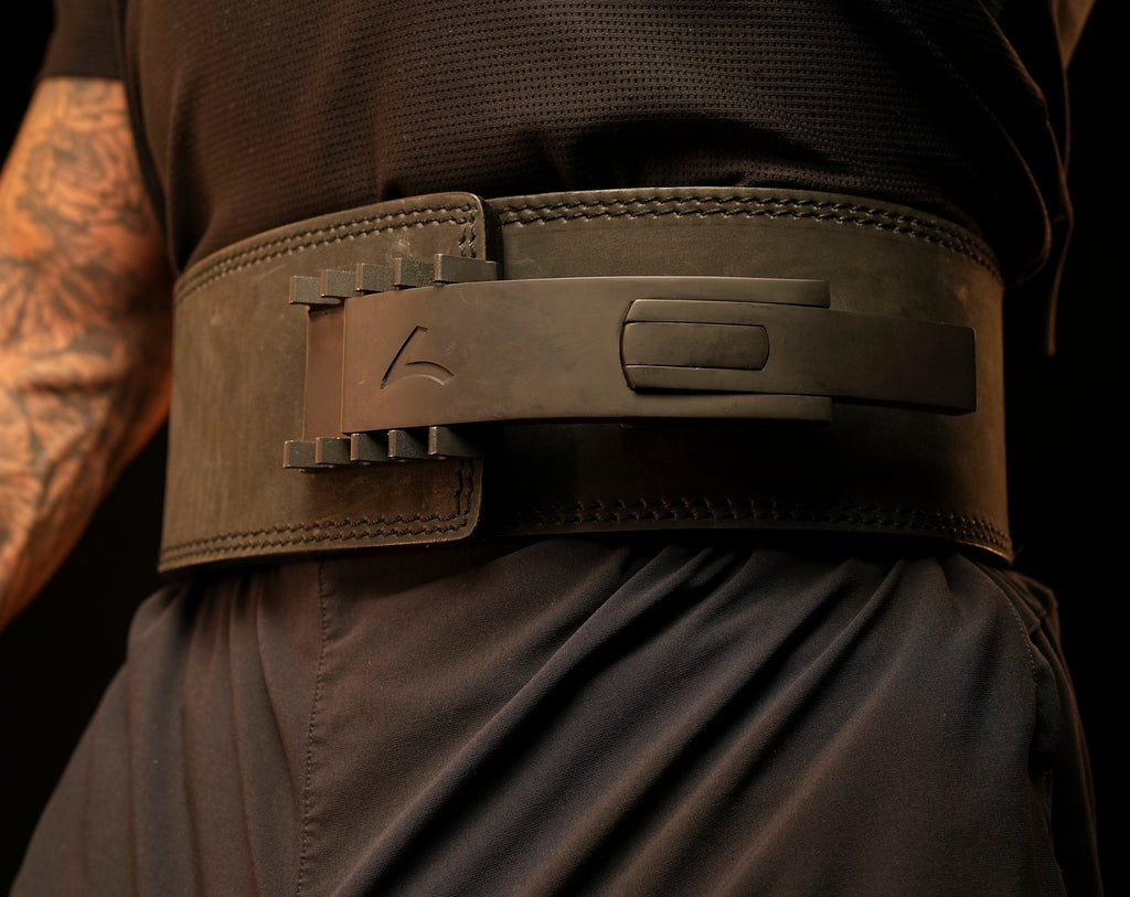 Reeva Lifting Belt van Nubik Leer - Verstelbare RVS Gesp - 13 mm