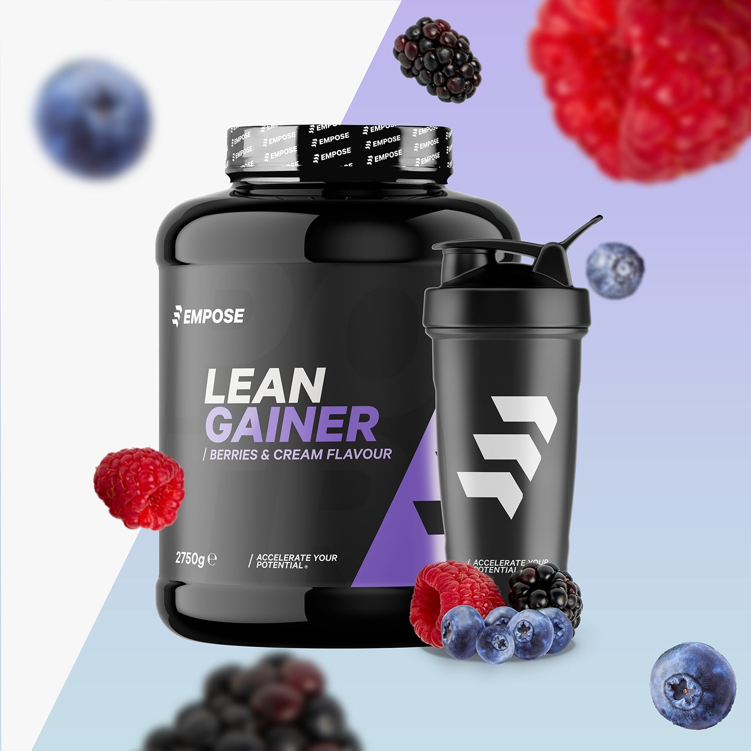 Empose Nutrition Lean Mass Gainer - 2750 gr - Berries & Cream