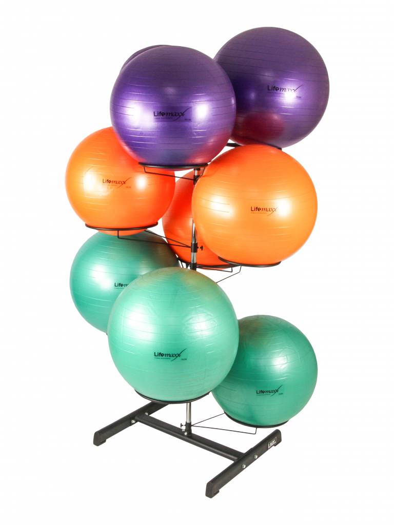 Lifemaxx Opbergrek voor Gymballen & Fitnessballen - 9 stuks