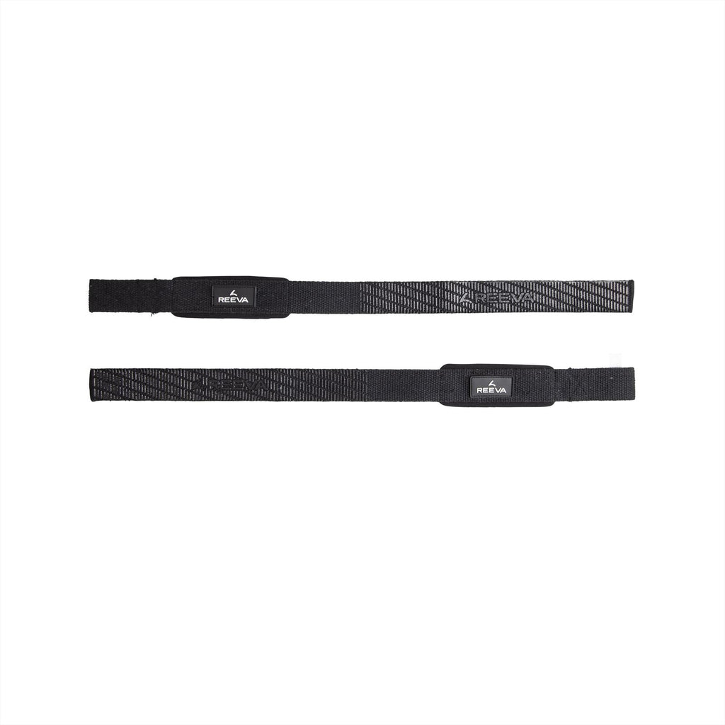 Reeva Lifting Straps met Padding - Zwart