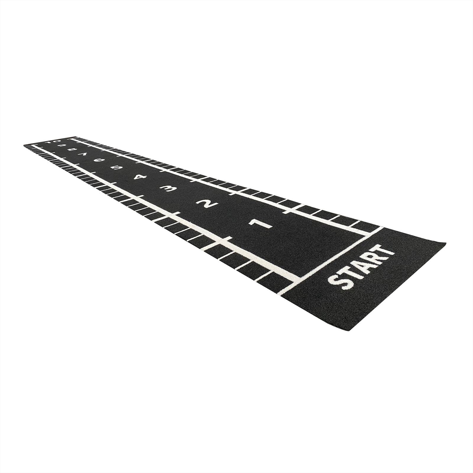 Lifemaxx Sprinttrack - Kunstgras - 1,5 x 11 m - Zwart