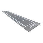 Lifemaxx Sprinttrack - Kunstgras - 1,5 x 11 m - Grijs