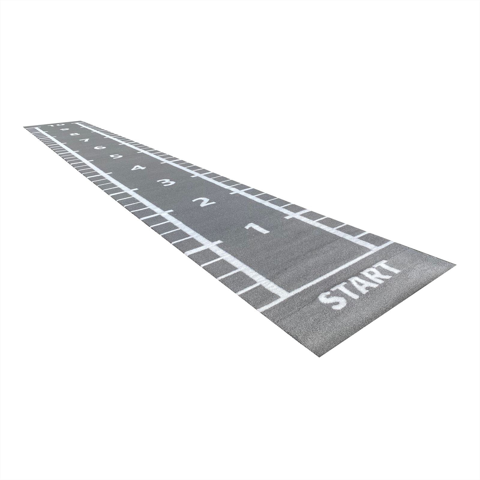 Lifemaxx Sprinttrack - Kunstgras - 1,5 x 11 m - Grijs