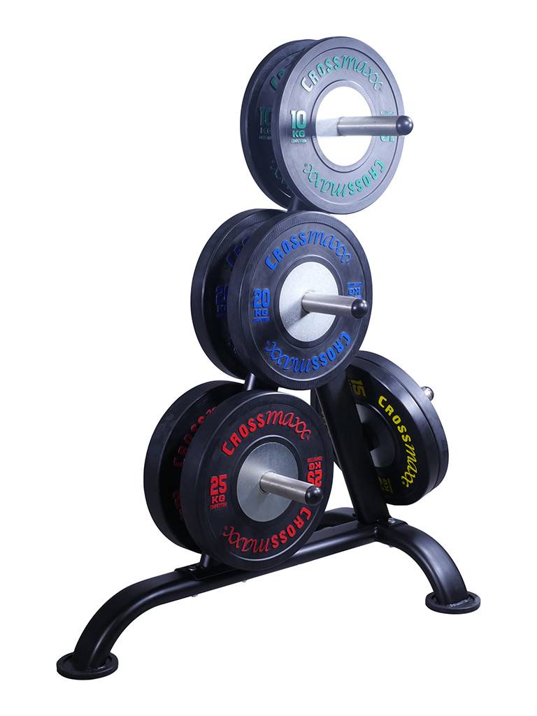 Lifemaxx Crossmaxx Competition Bumper Plate - Halterschijf - Zwart -  50 mm - 5 kg