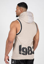Gorilla Wear Loretto Mouwloze Hoodie - Beige