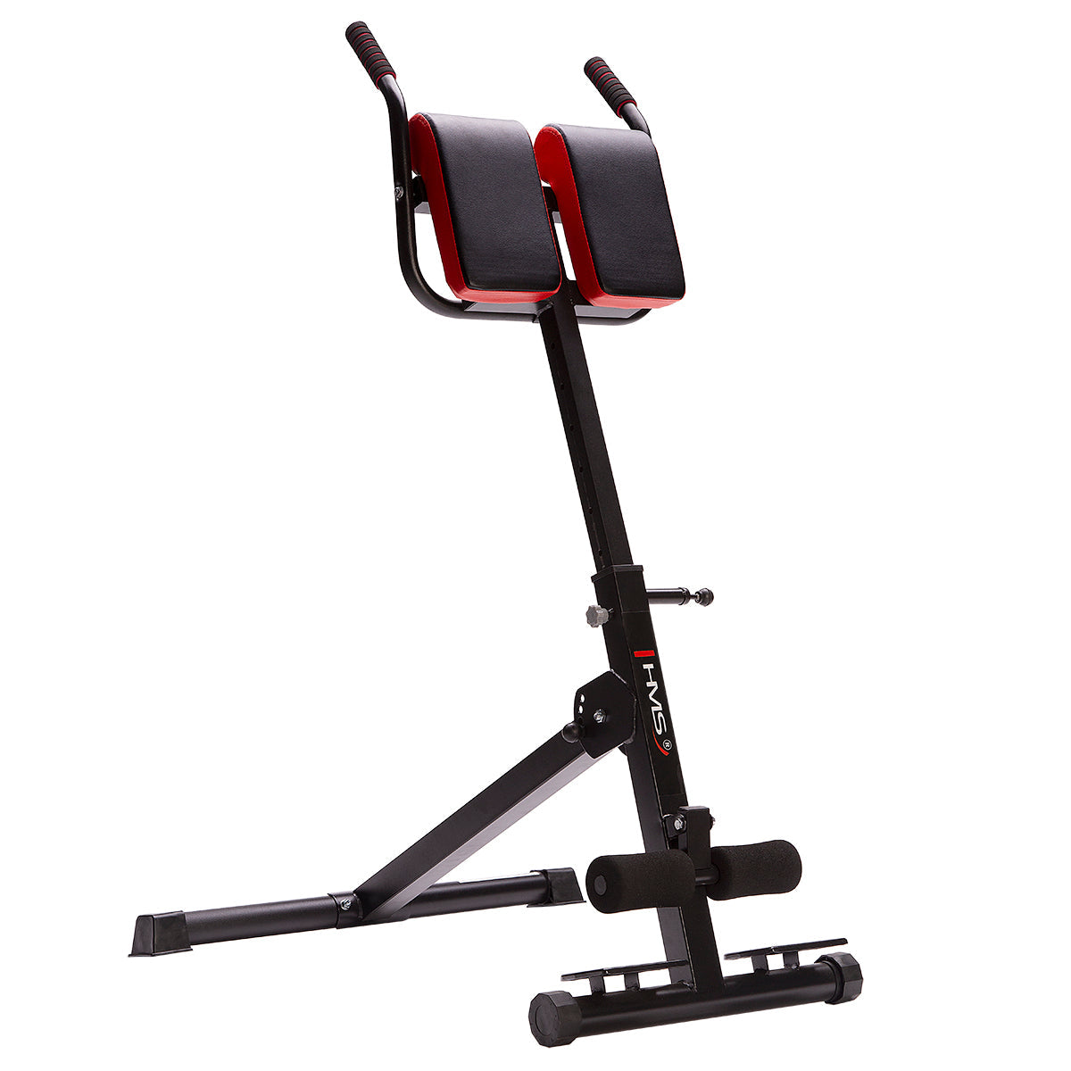 HMS Verstelbare Hyperextension - Zwart/Rood