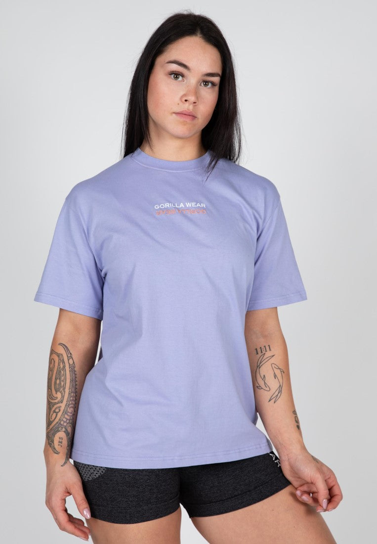Gorilla Wear Medina Oversized T-shirt - Lila