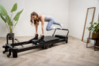 Mewave Pilates Reformer Pro Premium - Zwart