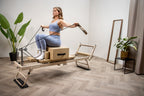 Mewave Pilates Reformer Pro Complete Set - Beige