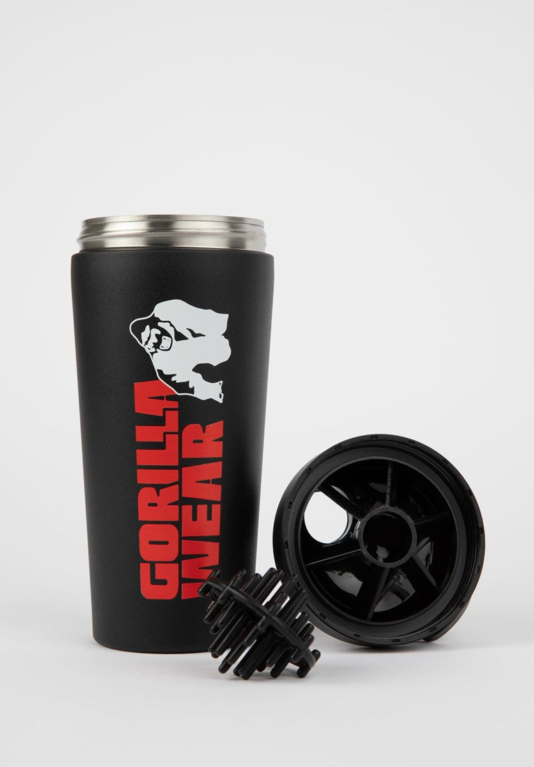 Gorilla Wear Metal Shake Beker - 740 ml - Zwart