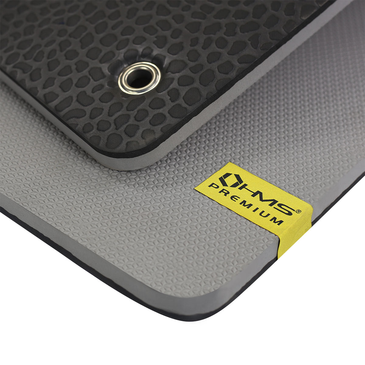 HMS Fitness Mat - Grijs/Zwart - 20 mm