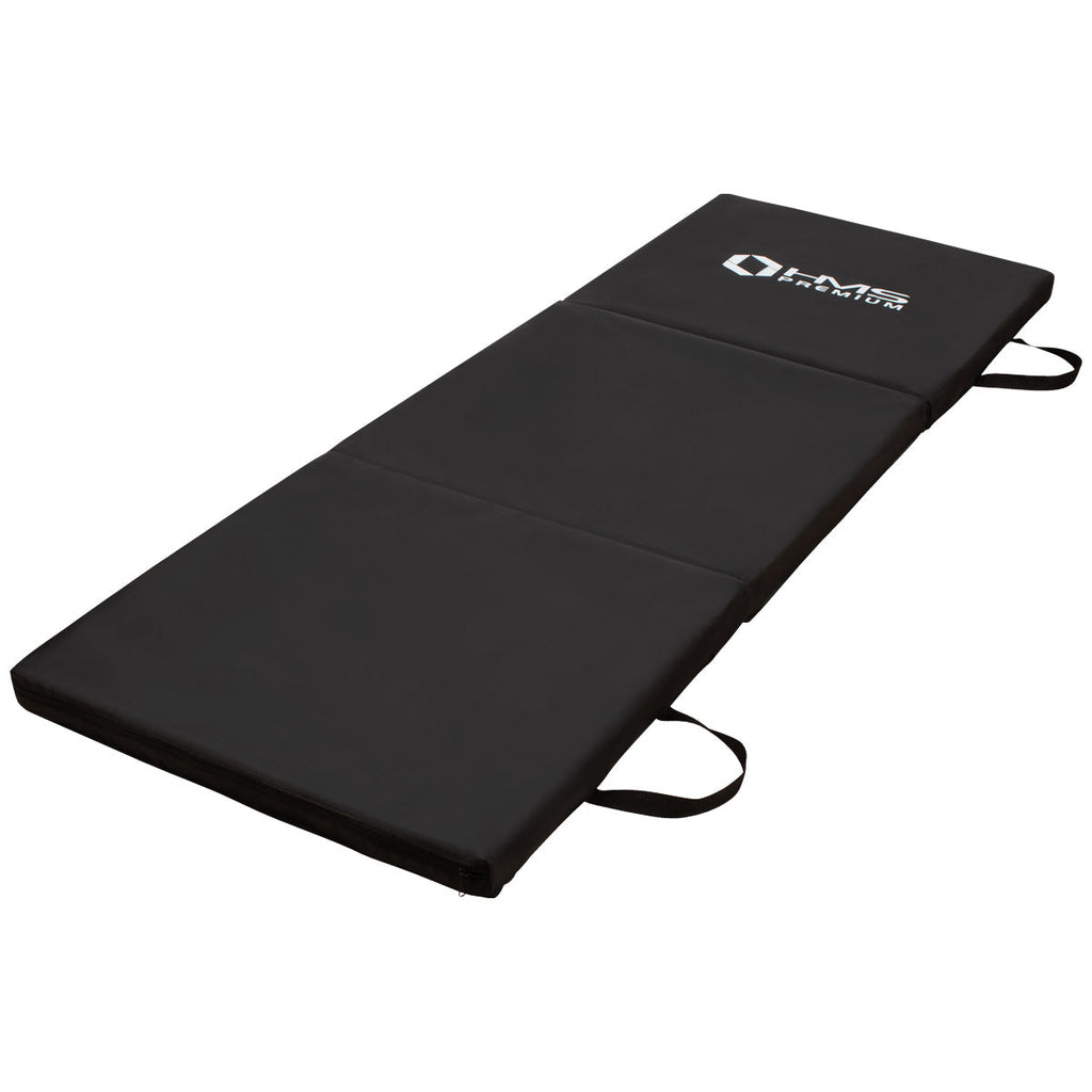 HMS Premium Opvouwbare Fitness Mat - Zwart
