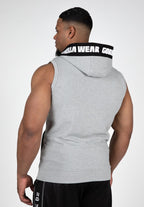 Gorilla Wear Milwaukee Mouwloos Vest met Capuchon - Grijs Gemeleerd