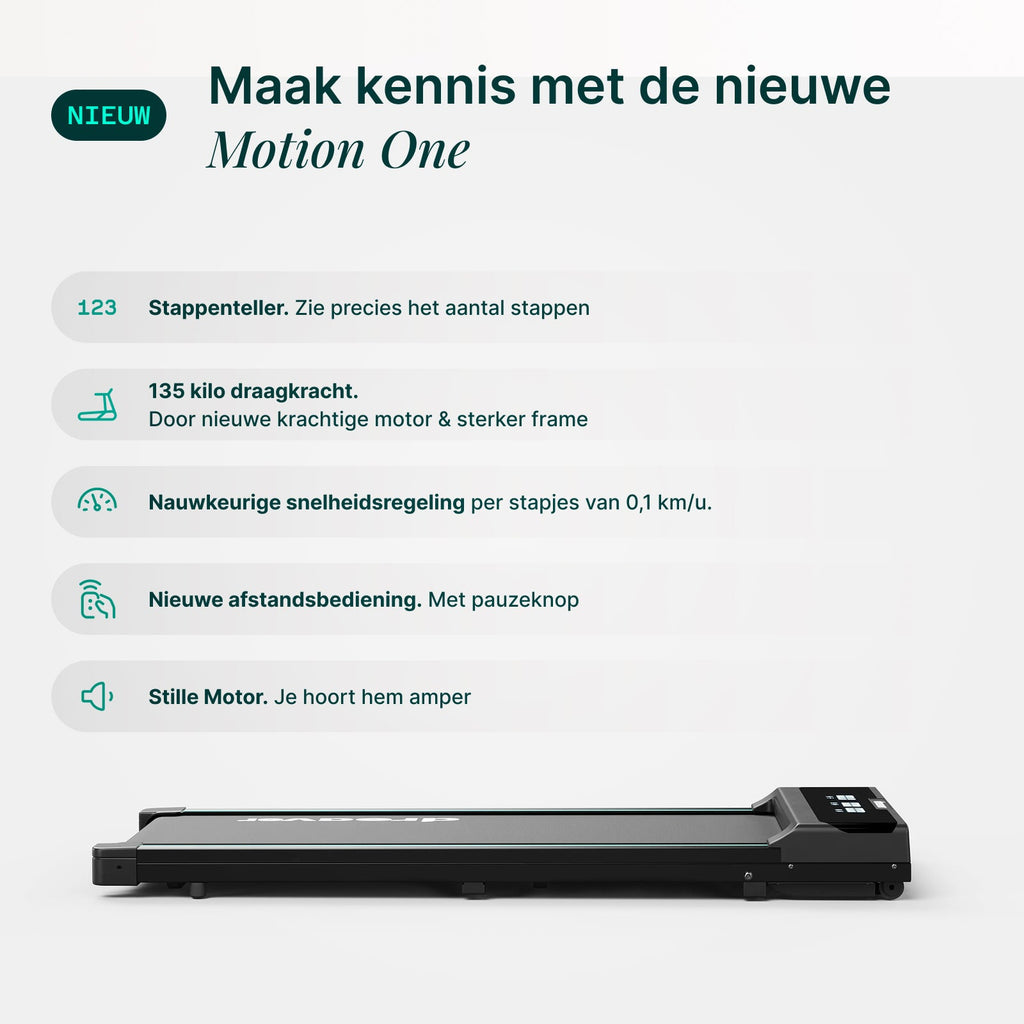 Dreaver Motion One Walkingpad - met Stappenteller