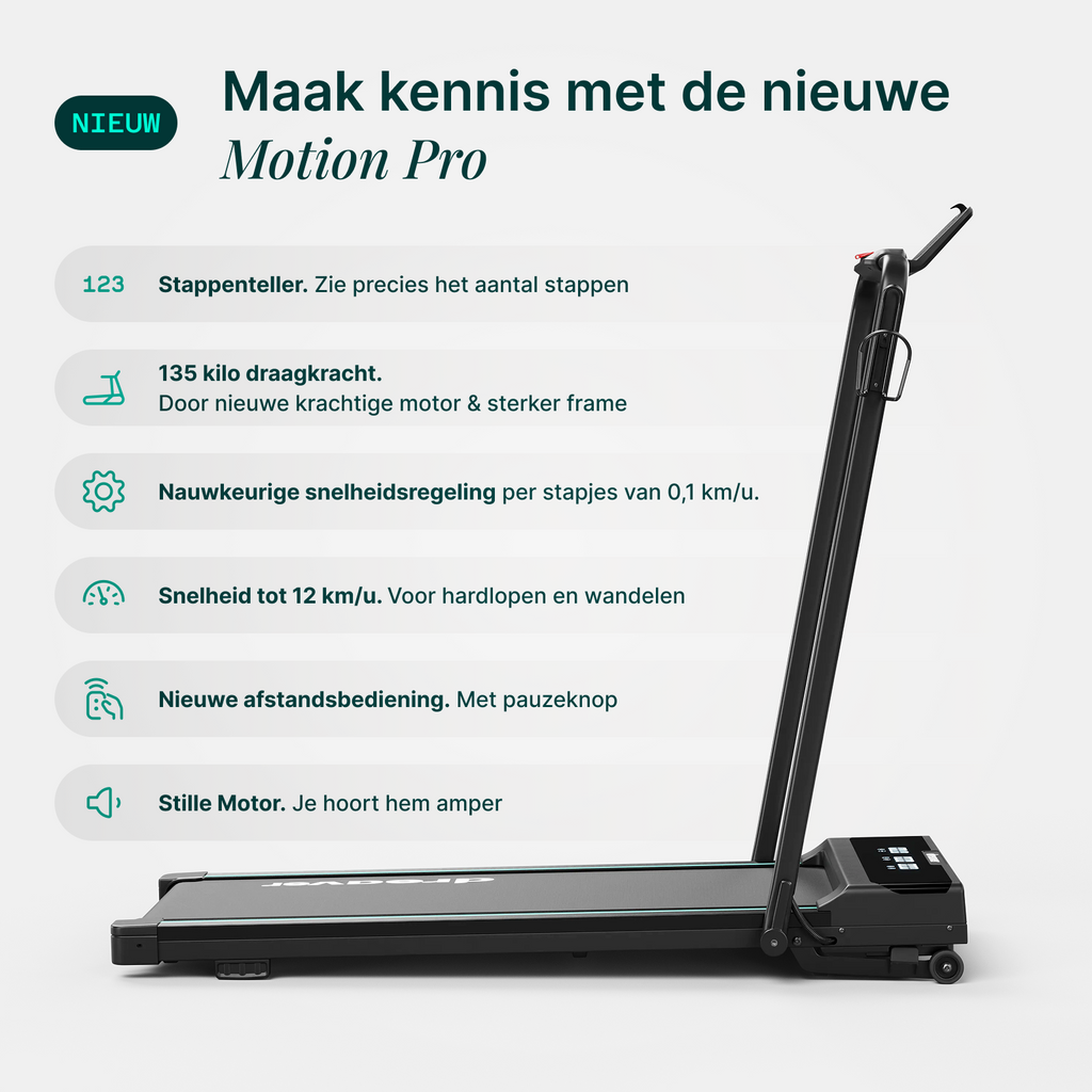 Dreaver Motion Pro Loopband - Inklapbaar - Voor Thuis
