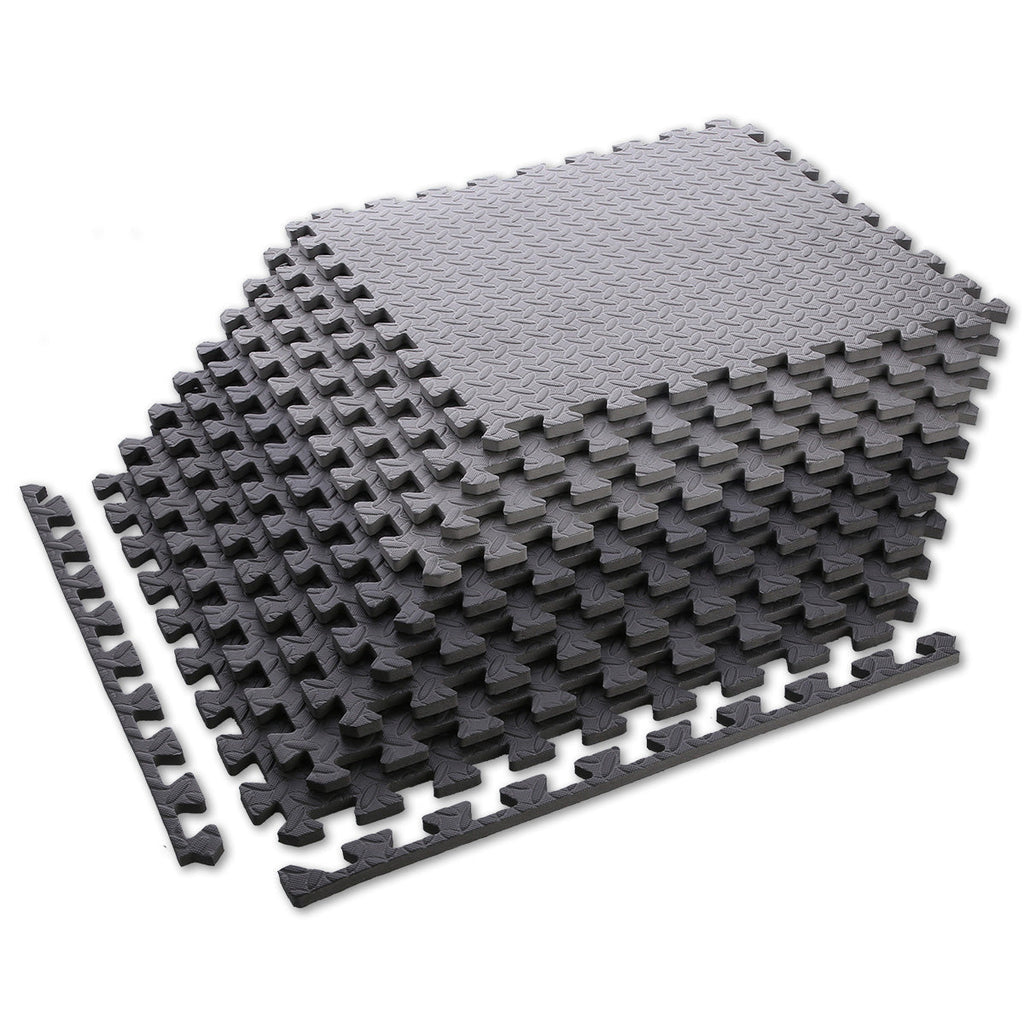 HMS Puzzelmat - Set van 9 - 12 mm - Donkergrijs